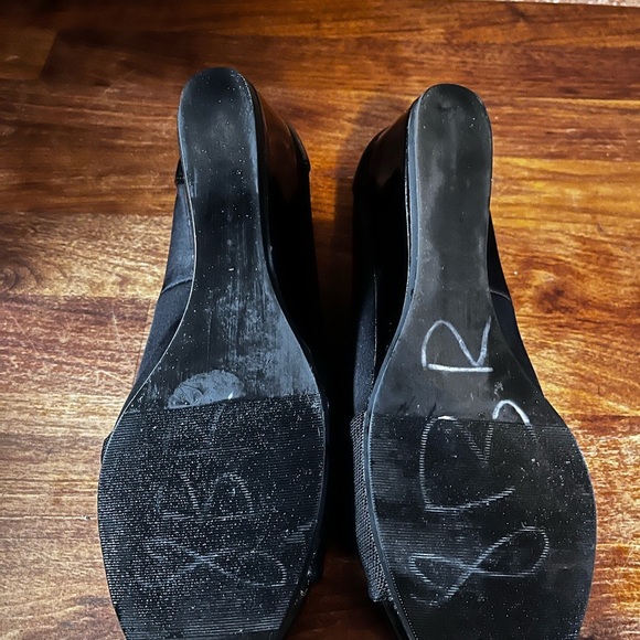 Karen Scott Women's Preslee Dress Closed Casual Wedges Black size 8 - Picture 7 of 7